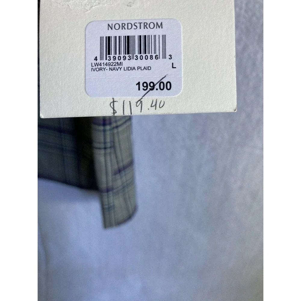 Lewit Top Sleeveless Plaid Shell NWT‎ Women's Size 1 1x 42